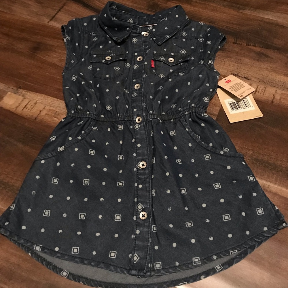 Baby Girl NEW Levi Dress 2T